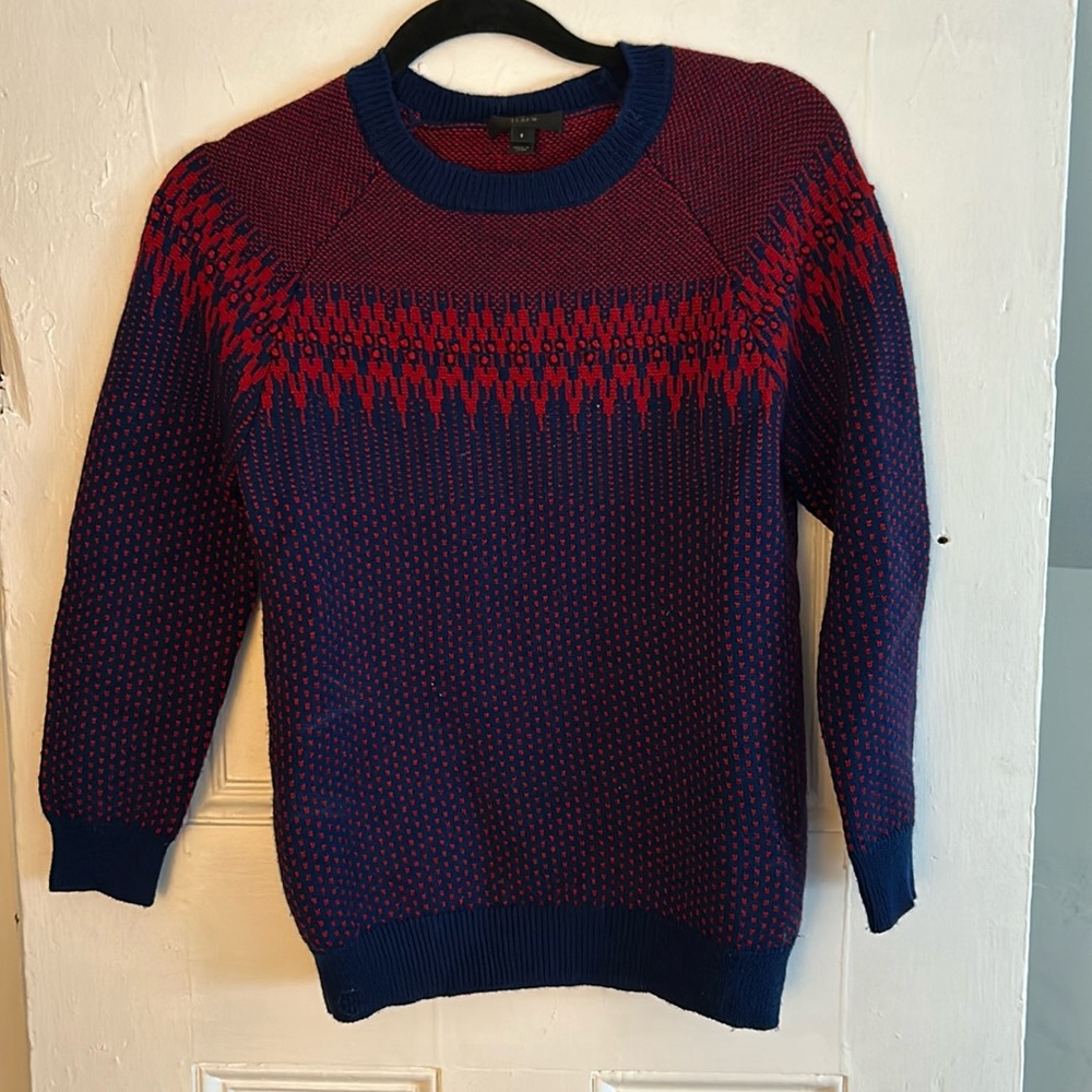 Small Fair Isle J. Crew Sweater